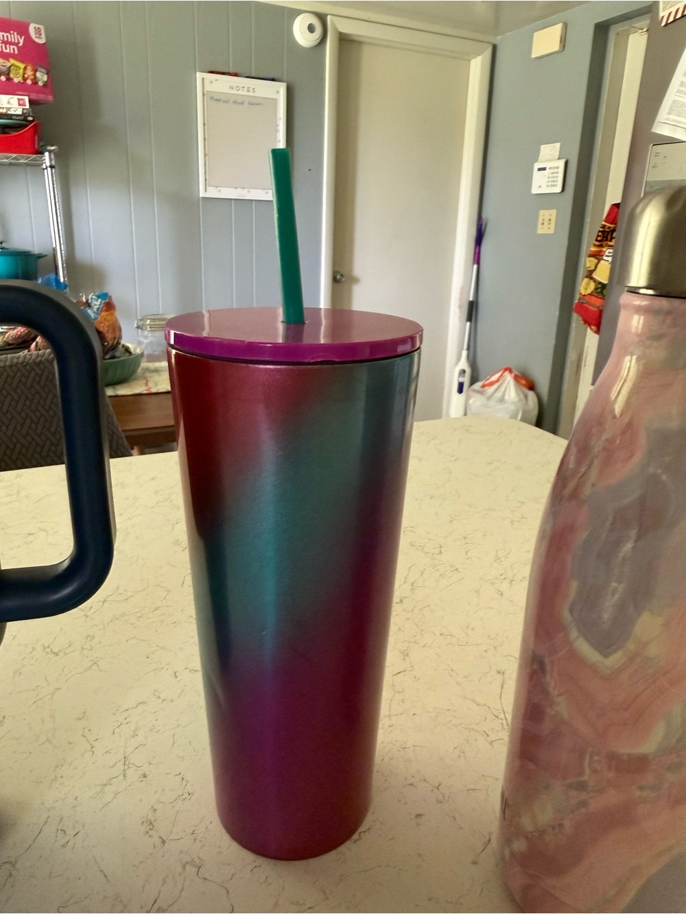 Starbucks Iridescent Ombre Stainless Tumbler with Straw - Pink/Teal